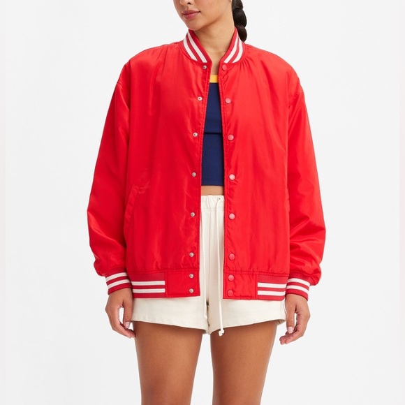 NWT - Levi's Gold Tab Women's Baseball Jacket - Size M - Picture 3 of 16